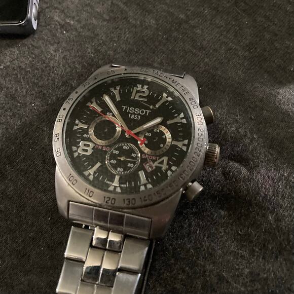 TISSOT
T-Classic Nascar PR50 Sport Men\'s Chronograph Watch Black Carbon Dial main image 4